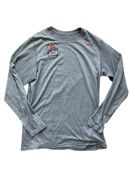 L Grant Davis Ohio State Baseball Team Exclusive Long Sleeve Shirt (Size M)