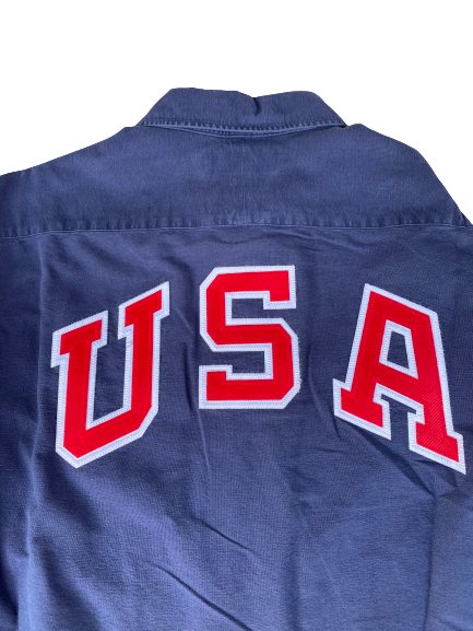 Charlie Buckingham Team USA 2016 Olympics Issued Button-Down Polo (Size M)
