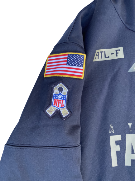 Alex Mack Atlanta Falcons Player Exclusive Salute To Service Sweatshirt (Size 3XL)