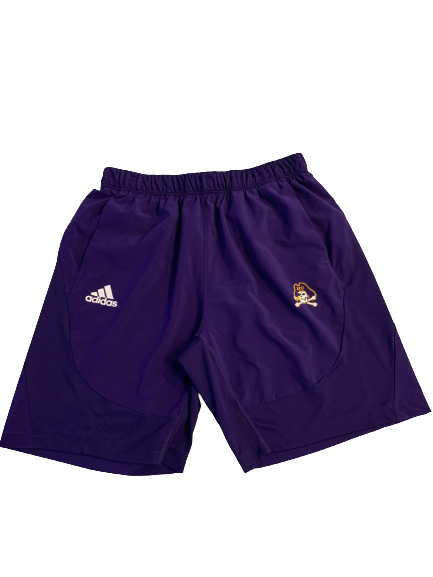 East Carolina Basketball Team Issued Shorts (Size L)