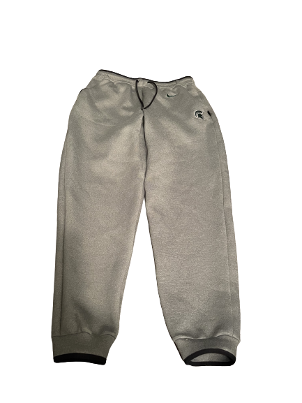 Joshua Langford Michigan State Basketball Team Issued Sweatpants (Size L)