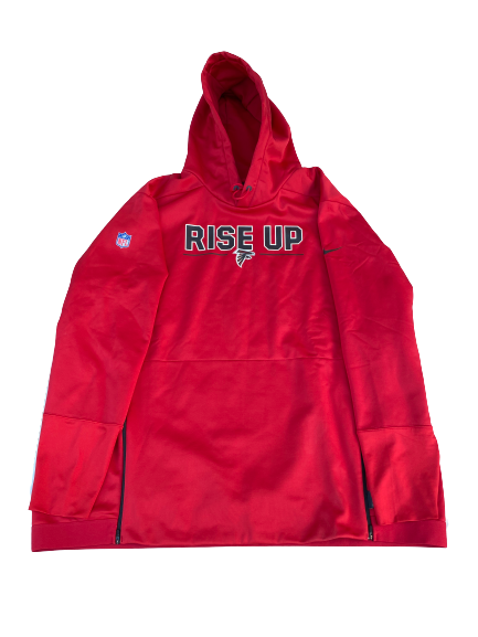 Alex Mack Atlanta Falcons Team Issued "RISE UP" Sweatshirt (Size 3XL)