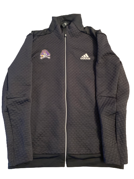East Carolina Basketball Team Issued Zip-Up Jacket (Size LT)