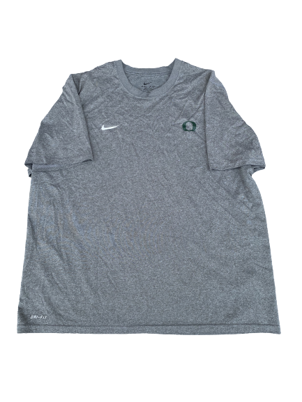 E.J. Singler Oregon Basketball Team Issued Workout Shirt (Size XL)