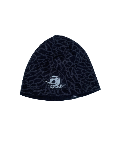 E.J. Singler Oregon Basketball Team Issued Beanie Hat