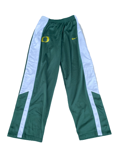 E.J. Singler Oregon Basketball Team Issued Snap-Off Warm-Up Sweatpants (Size XL)