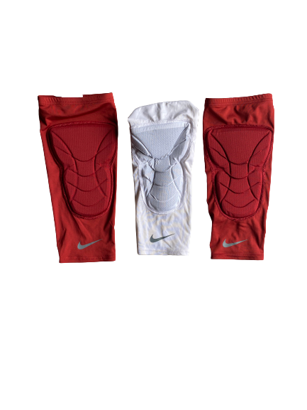 Justin Smith Arkansas Basketball Team Issued Set of 5 Compression Sleeves