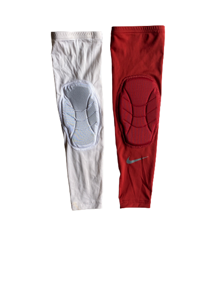 Justin Smith Arkansas Basketball Team Issued Set of 5 Compression Sleeves