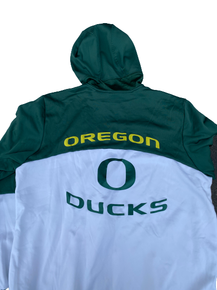 E.J. Singler Oregon Basketball Team Issued Jacket (Size XL)