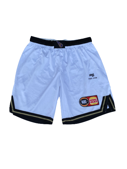 E.J. Singler Brisbane Bullets NBL Game Shorts (Size XL)