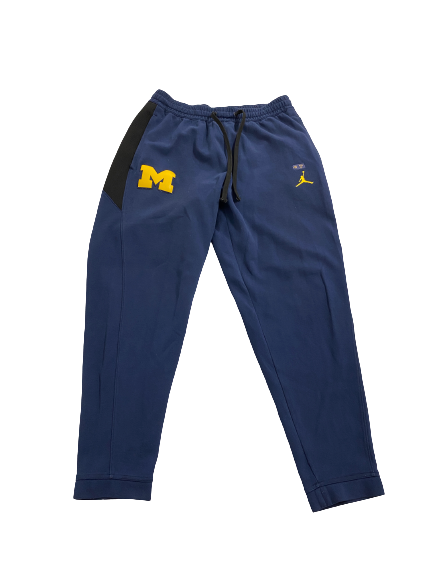Devin Gil Michigan Football Team Issued Sweatpants With Player Tag (Size XL)