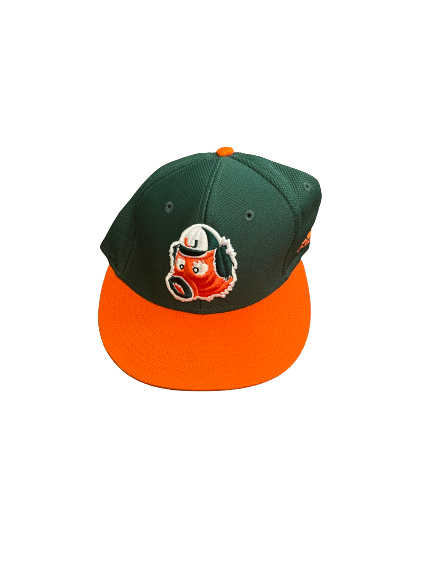 Tyler Paige Miami Baseball Game Worn Hat (Size 7 1/8)