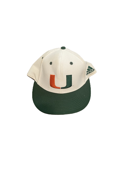 Tyler Paige Miami Baseball Game Worn Hat (Size 7 1/8)