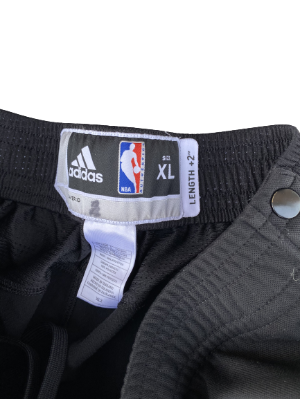 E.J. Singler Portland Trailblazers Pre-Game Warm-Up Snap-Button Pants (Size XL)
