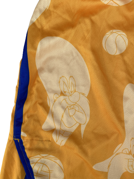 E.J. Singler Brisbane Bullets Limited Edition Looney Toons Game Shorts (Size XL)