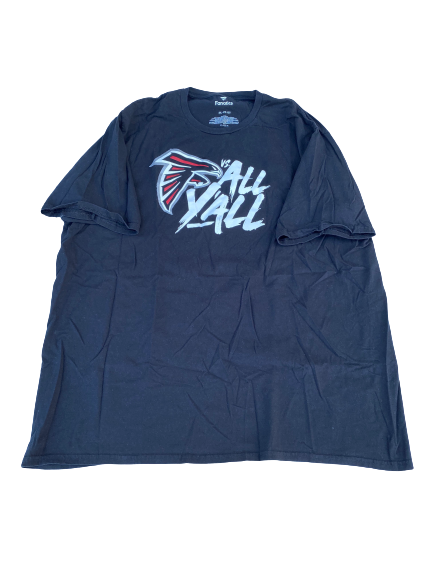 Alex Mack Atlanta Falcons "ALL YALL" T-Shirt (Size 3XL)