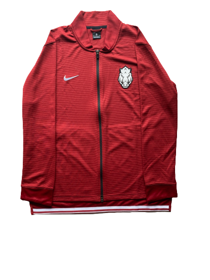 Justin Smith Arkansas Basketball Team Exclusive Zip Up Jacket (Size XL)