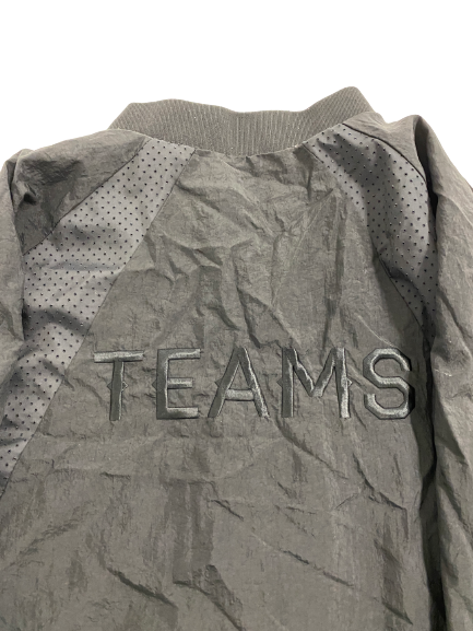 Devin Gil Michigan Football Team Exclusive Special Teams "TEAMS" Zip-Up Jacket (Size L)