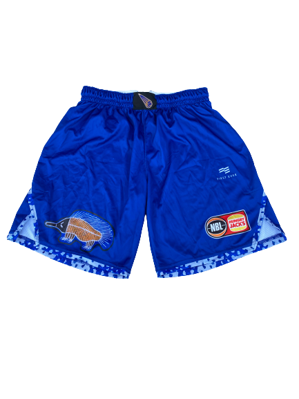 E.J. Singler Brisbane Bullets Limited Edition Game Shorts (Size XL)