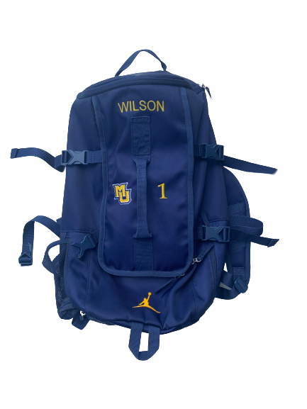 Duane Wilson Marquette Basketball Backpack With Number