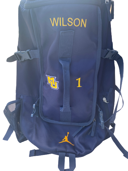 Duane Wilson Marquette Basketball Backpack With Number