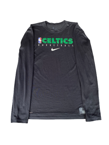 Tremont Waters Boston Celtics Team Issued Long Sleeve Workout Shirt (Size L)