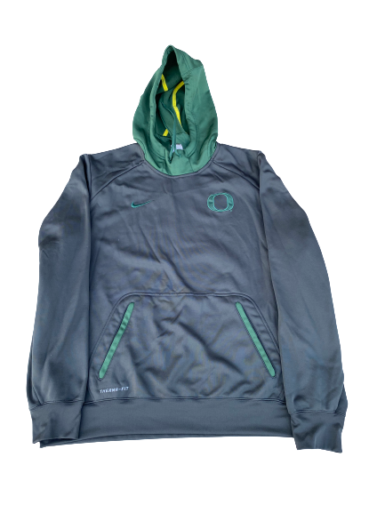 E.J. Singler Oregon Basketball Team Issued Sweatshirt (Size XL)