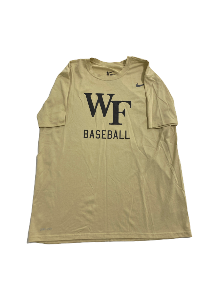 Brendan Tinsman Wake Forest Baseball Team-Issued T-Shirt (Size L)