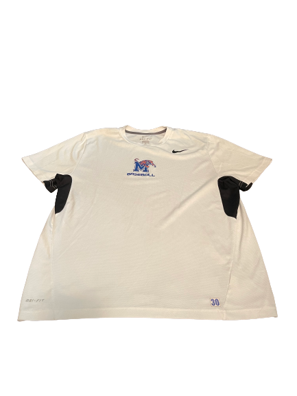 Trey McNickle Memphis Baseball Team Issued Workout Shirt (Size XL)