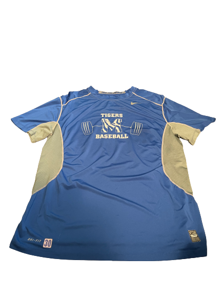 Trey McNickle Memphis Baseball Team Exclusive Strength Workout Shirt (Size XL)