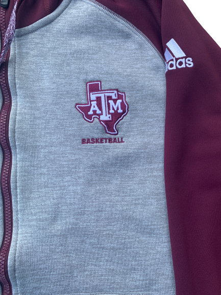 Duane Wilson Texas A&M Basketball Zip Up Jacket (Size M)