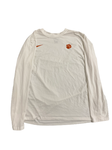 K.J. Henry Clemson Football Team-Issued Long Sleeve Shirt (Size XL)