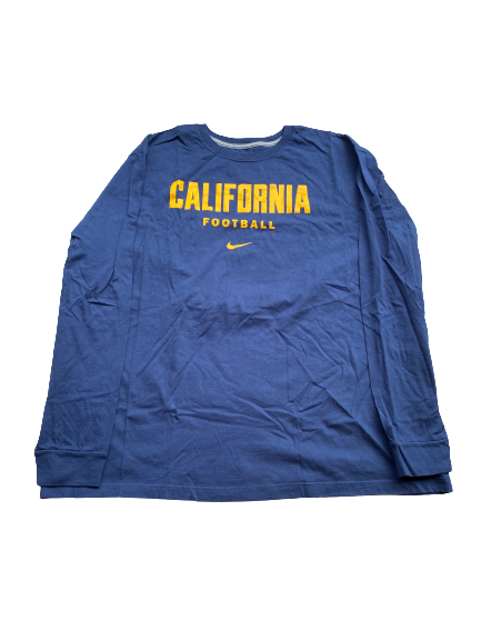 Alex Mack California Football Team Issued Long Sleeve Workout Shirt (Size 3XL)