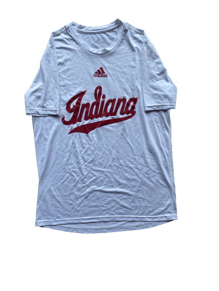 Justin Smith Indiana Basketball Team Issued Workout Shirt (Size LT)