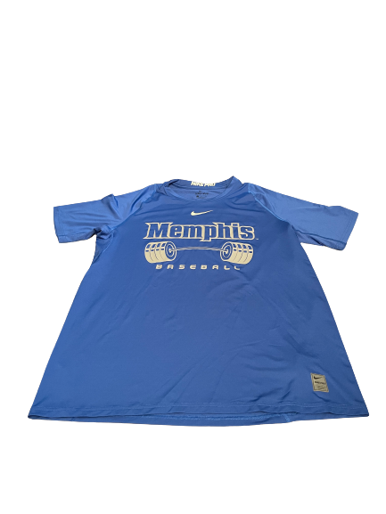 Trey McNickle Memphis Baseball Team Exclusive Strength Shirt with "Ambush" on Back (Size XL)
