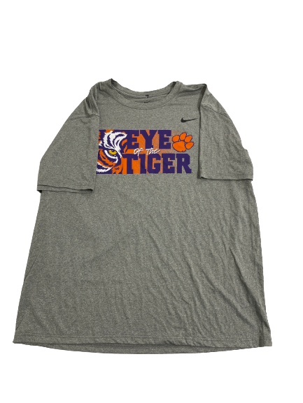 K.J. Henry Clemson Football "Eye Of The Tiger" Player-Exclusive T-Shirt (Size XXL)