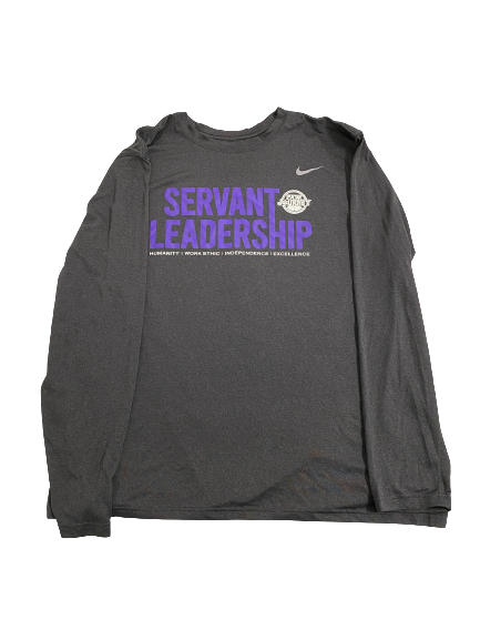 K.J. Henry Clemson Football Player-Exclusive "Servant Leadership" Long Sleeve Shirt (Size XXL)