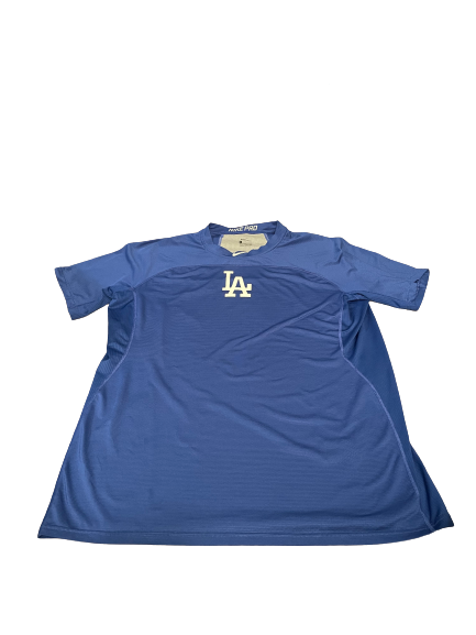 Marcus Chiu Los Angeles Dodgers Team Issued Workout Shirt (Size XL)