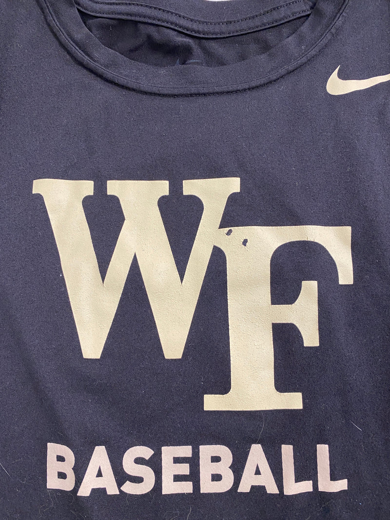 Brendan Tinsman Wake Forest Baseball Player-Exclusive Practice T-Shirt With Number on Back (Size XL)