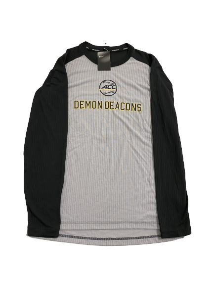 Brendan Tinsman Wake Forest Baseball Team-Issued Long Sleeve Shirt (Size XL)(Brand NEW)
