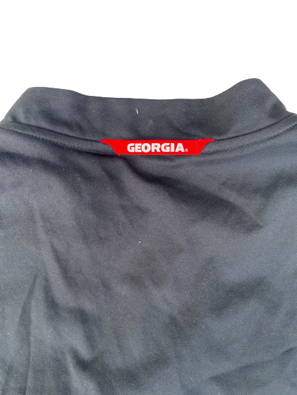Azeez Ojulari Georgia Football Team Issued Zip Up Jacket (Size XL)