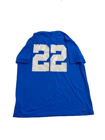Obi Eboh UCLA Football Player-Exclusive Pre-Game T-Shirt With Number on Front and Back (Size L)