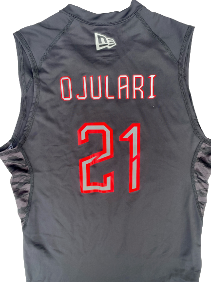 Azeez Ojulari NFL Combine WORN Tank with Name on Back (Size XL) - Photo Matched