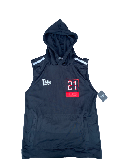 Azeez Ojulari NFL Combine Exclusive Sleeveless Hoodie (Size XL)