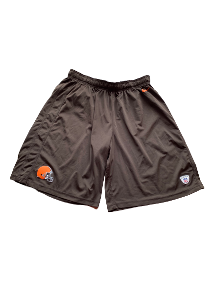 Alex Mack Cleveland Browns Team Issued Workout Shorts (Size 3XL)