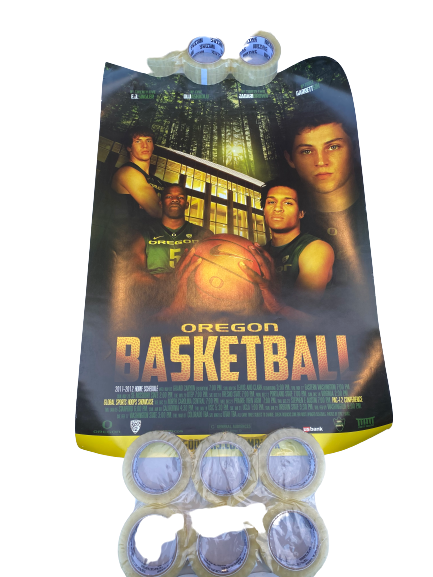 E.J. Singler Oregon Basketball Set of (4) Posters