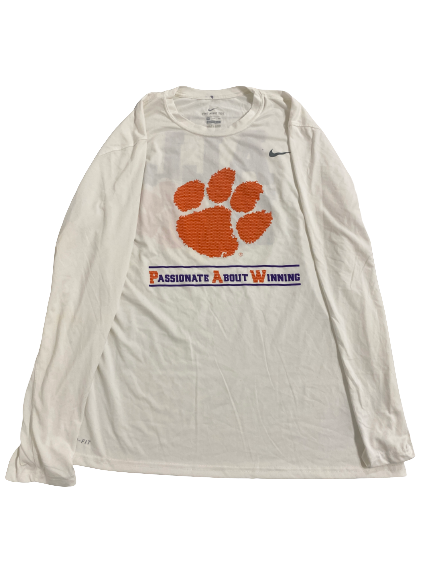 K.J. Henry Clemson Football Team-Issued Long Sleeve Shirt (Size XXL)