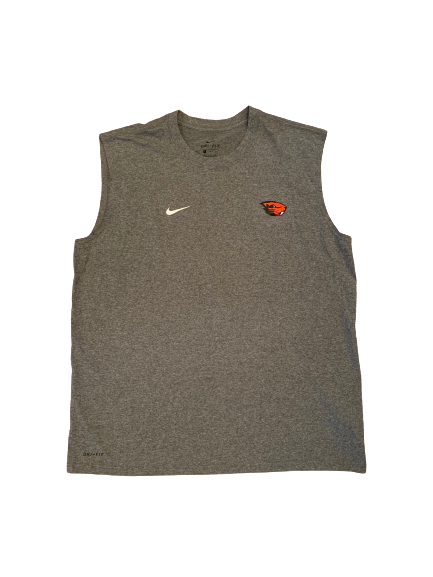 Jake Luton Oregon State Football Team Issued Workout Tank (Size XL)