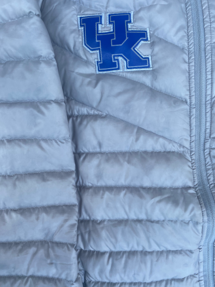 Brad Calipari Kentucky Basketball Player Exclusive Winter Jacket (Size M)