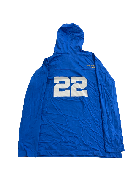 Obi Eboh UCLA Football Player-Exclusive Hoodie with Number on Front and Back (Size L)